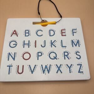 Magnetic Alphabet Tracing Board Uppercase and Lowercase Letters for Ages 3-7